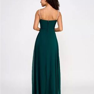 Elegant Green Evening Gown
